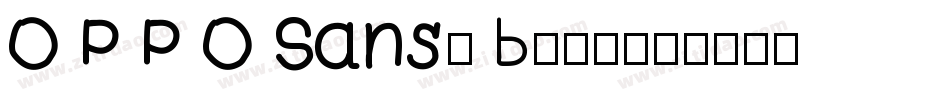 O P P O Sans- B手机版字体转换